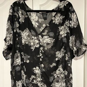 Torrid Floral Blouse